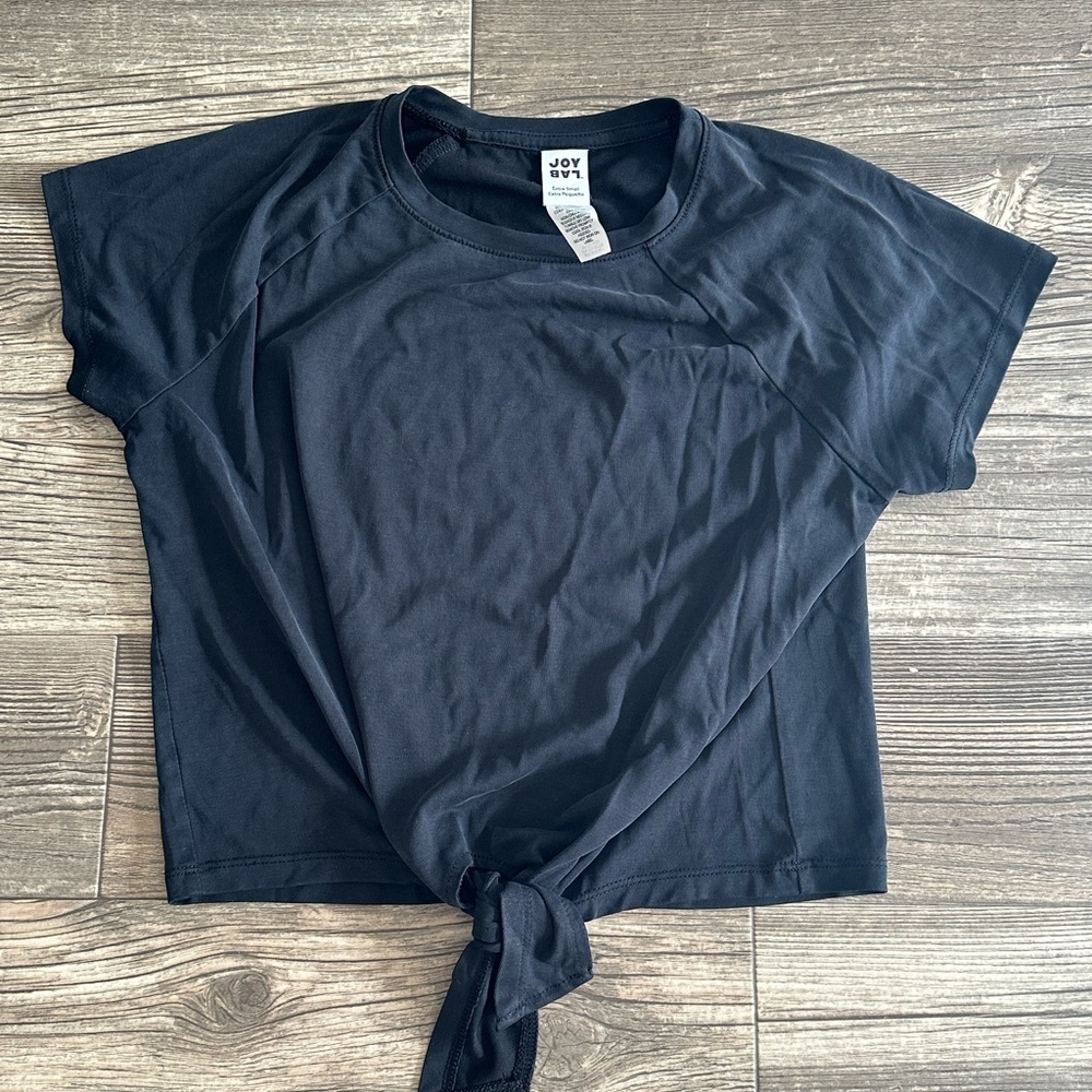 Joy lab tie front tee